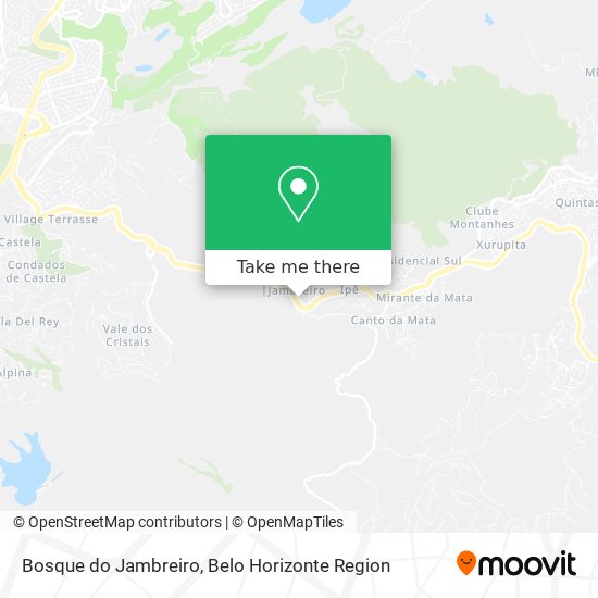 Bosque do Jambreiro map