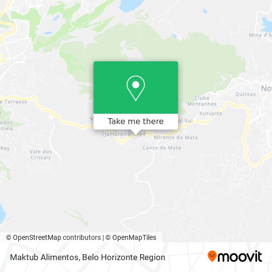 Maktub Alimentos map