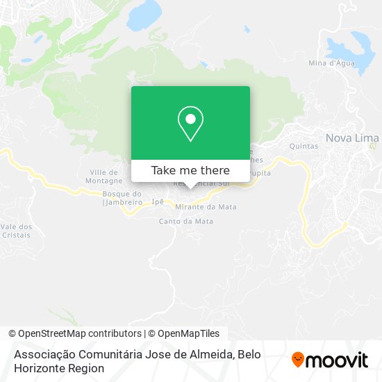 Associação Comunitária Jose de Almeida map