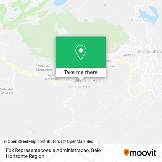 Fox Representacoes e Administracao map