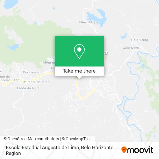 Escola Estadual Augusto de Lima map