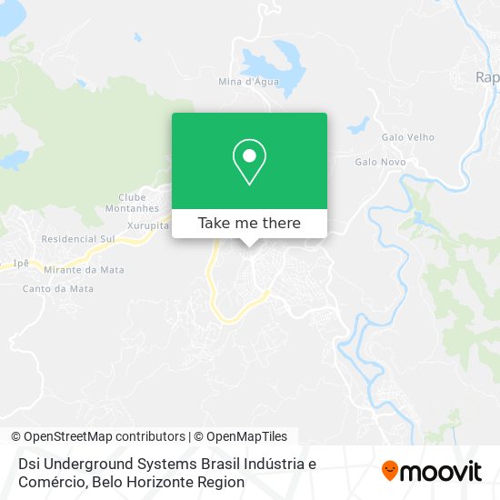 Mapa Dsi Underground Systems Brasil Indústria e Comércio