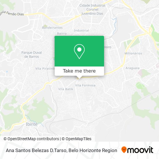 Mapa Ana Santos Belezas D.Tarso