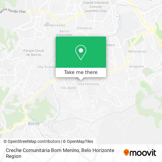 Creche Comunitária Bom Menino map