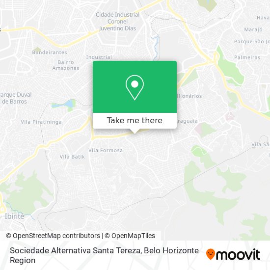 Sociedade Alternativa Santa Tereza map