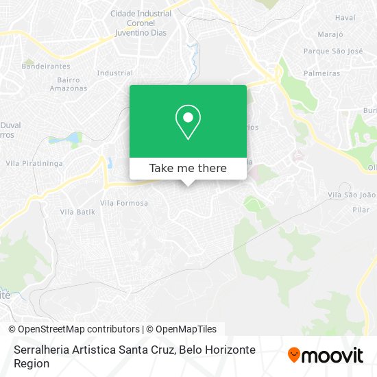 Serralheria Artistica Santa Cruz map