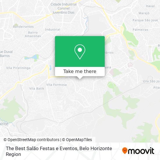 The Best Salão Festas e Eventos map