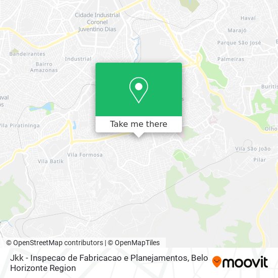 Jkk - Inspecao de Fabricacao e Planejamentos map
