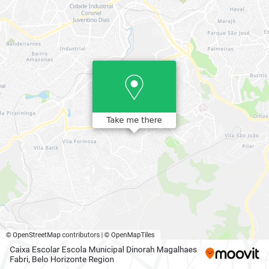 Caixa Escolar Escola Municipal Dinorah Magalhaes Fabri map