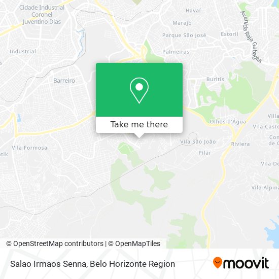 Salao Irmaos Senna map