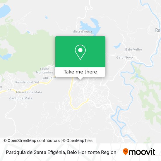 Paróquia de Santa Efigênia map