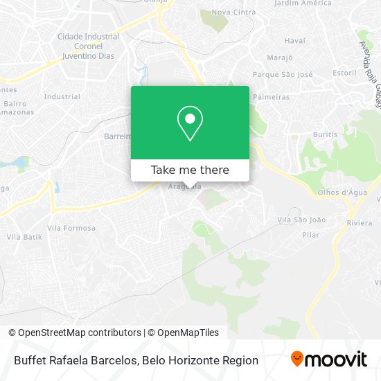 Buffet Rafaela Barcelos map