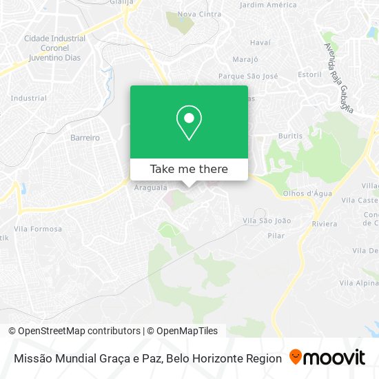 Missão Mundial Graça e Paz map