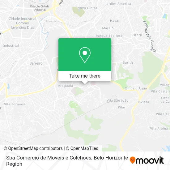 Sba Comercio de Moveis e Colchoes map