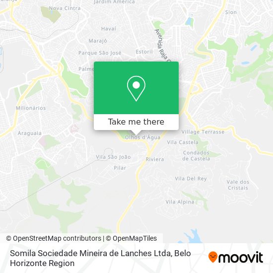 Somila Sociedade Mineira de Lanches Ltda map