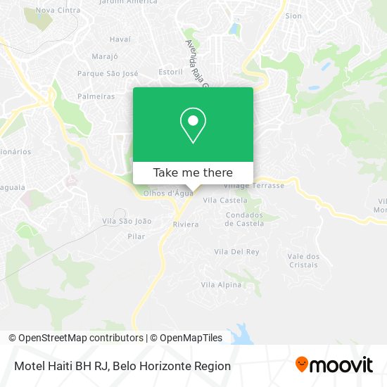 Motel Haiti BH RJ map