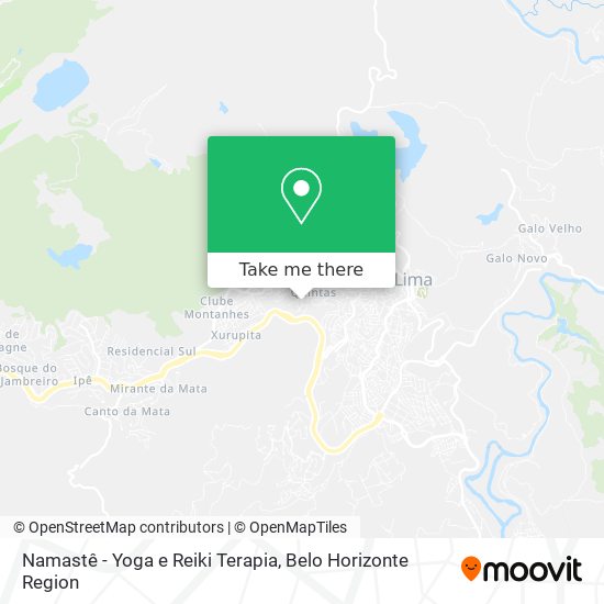 Namastê - Yoga e Reiki Terapia map