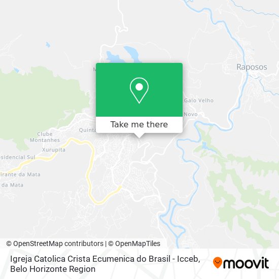 Igreja Catolica Crista Ecumenica do Brasil - Icceb map