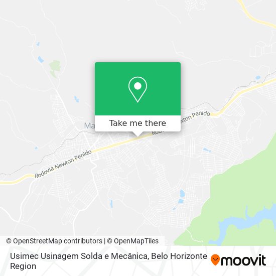 Usimec Usinagem Solda e Mecânica map