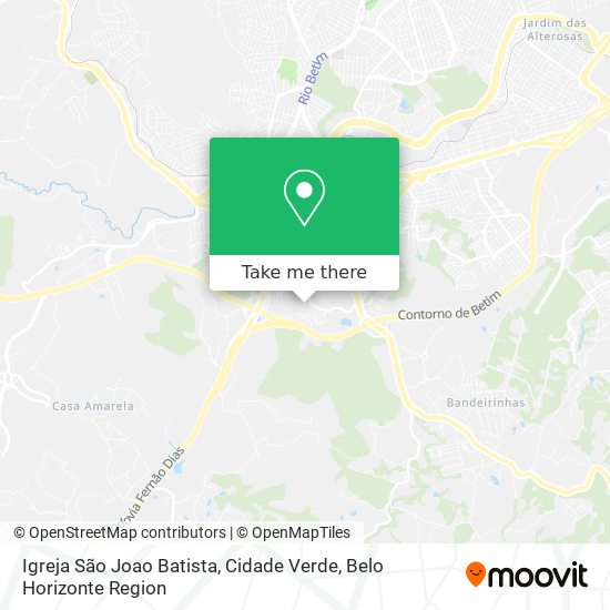 Igreja São Joao Batista, Cidade Verde map