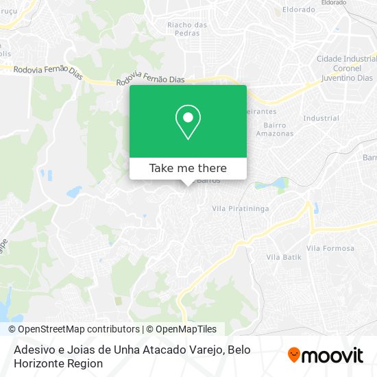 Adesivo e Joias de Unha Atacado Varejo map