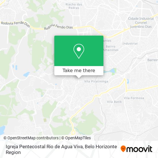 Igreja Pentecostal Rio de Agua Viva map