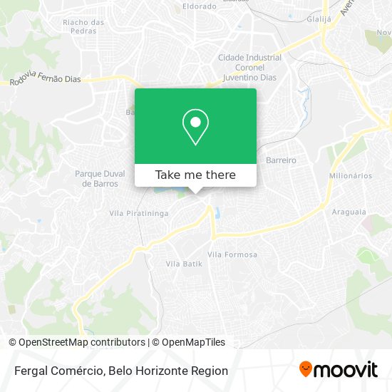 Fergal Comércio map