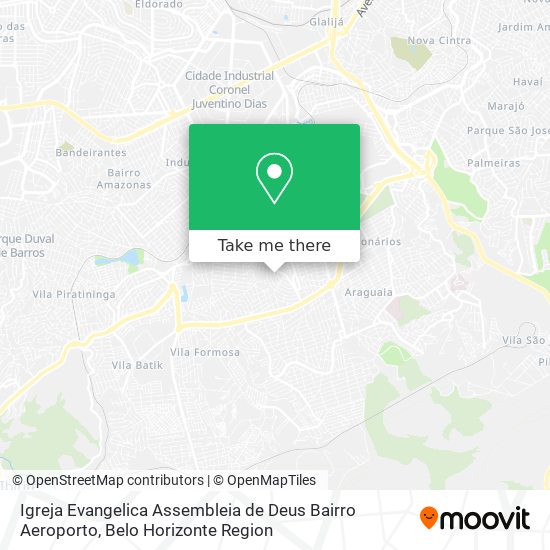 Igreja Evangelica Assembleia de Deus Bairro Aeroporto map