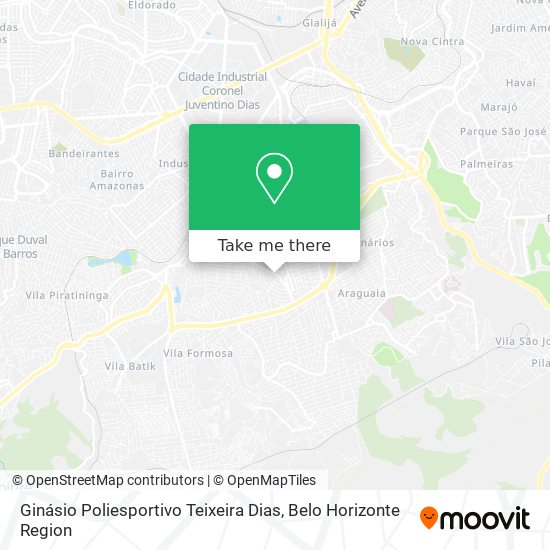 Ginásio Poliesportivo Teixeira Dias map