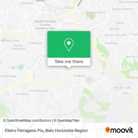 Eletro Ferragens Pio map