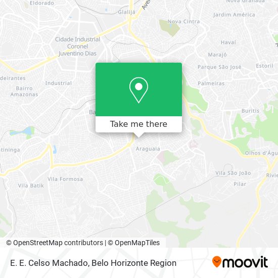 E. E. Celso Machado map