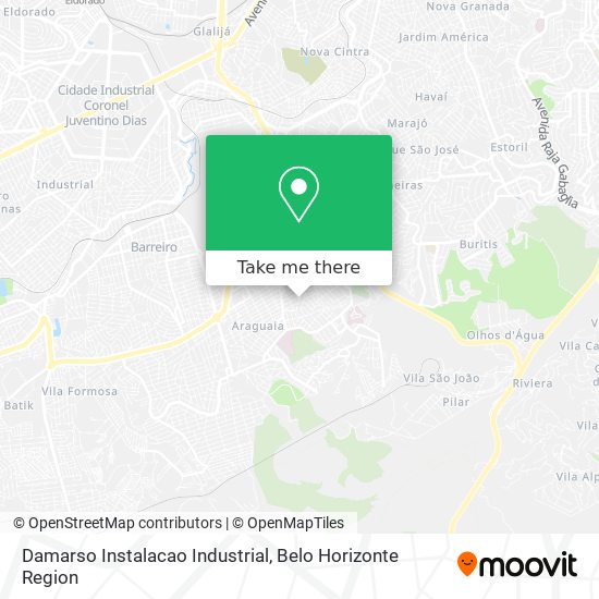 Damarso Instalacao Industrial map