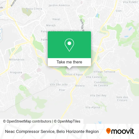 Neac Compressor Service map