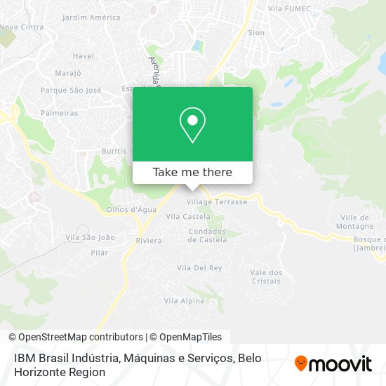 Mapa IBM Brasil Indústria, Máquinas e Serviços