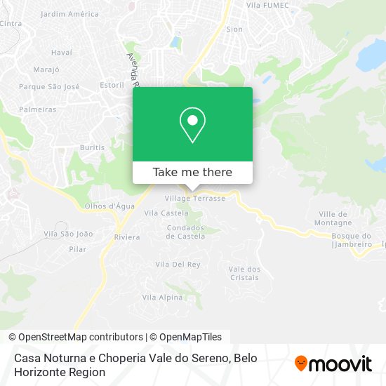 Casa Noturna e Choperia Vale do Sereno map