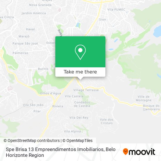 Spe Brisa 13 Empreendimentos Imobiliarios map