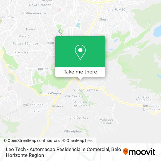 Mapa Leo Tech - Automacao Residencial e Comercial