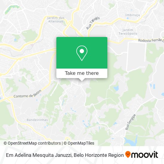 Em Adelina Mesquita Januzzi map