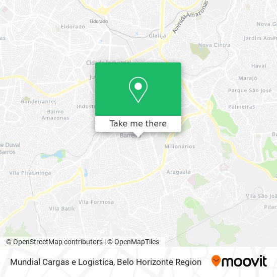 Mundial Cargas e Logistica map