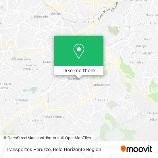 Transportes Peruzzo map