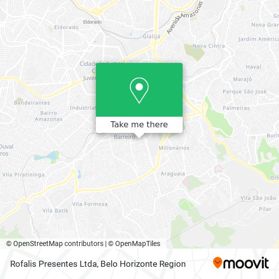 Rofalis Presentes Ltda map