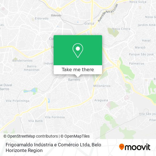 Frigoarnaldo Indústria e Comércio Ltda map