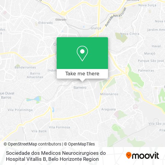 Sociedade dos Medicos Neurocirurgioes do Hospital Vitallis B map