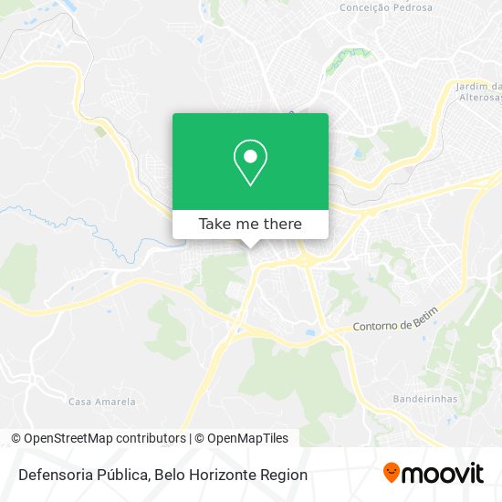 Defensoria Pública map