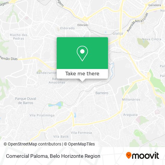 Comercial Paloma map