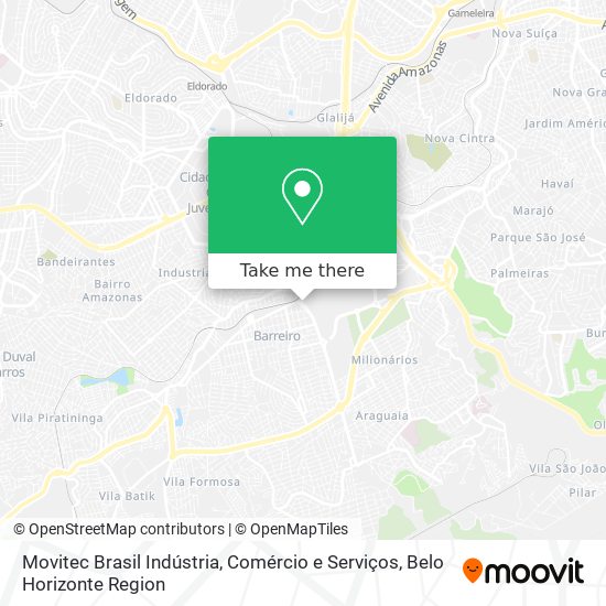 Movitec Brasil Indústria, Comércio e Serviços map