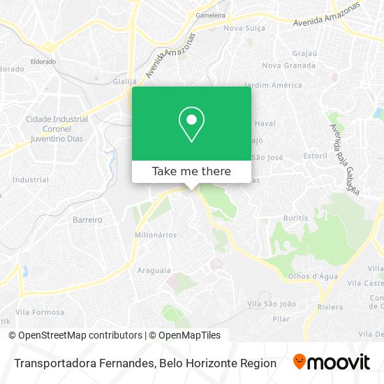Transportadora Fernandes map