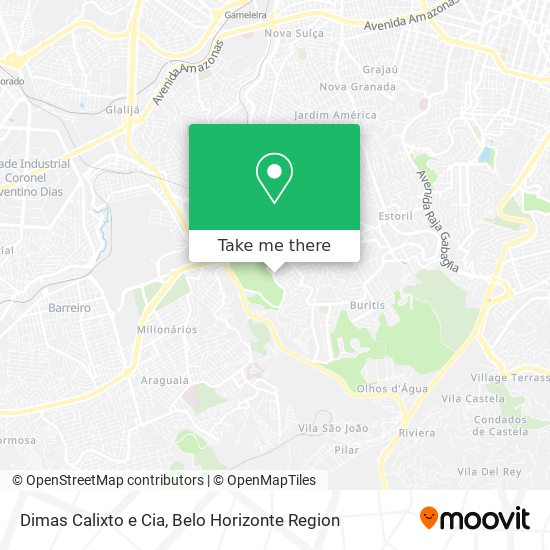 Dimas Calixto e Cia map