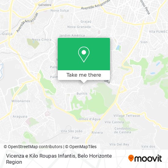 Vicenza e Kilo Roupas Infantis map