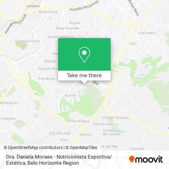 Dra. Daniela Moraes - Nutricionista Esportiva/ Estética map